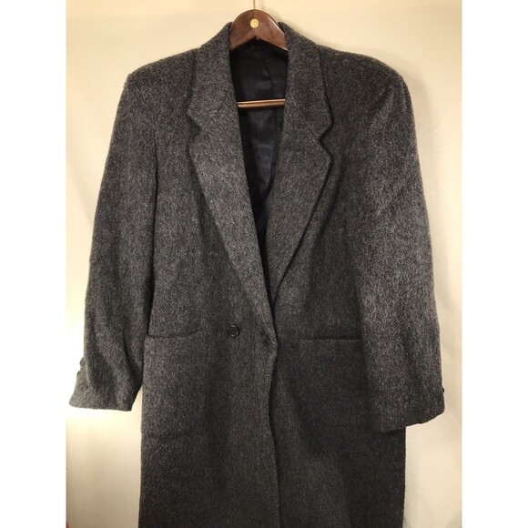 Hunting Horn J Riggings USA Mens Vintage Wool Trench Coat Size Large - Picture 1 of 10